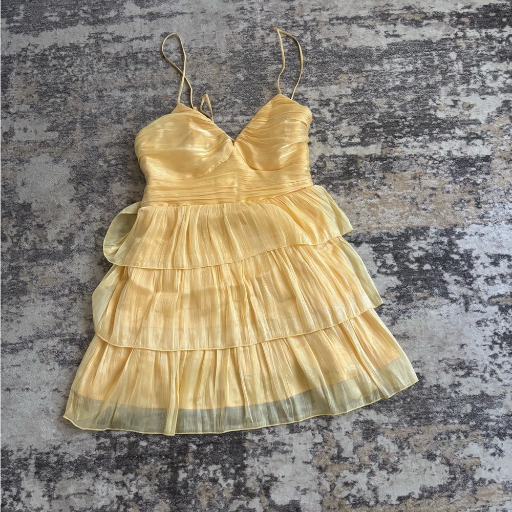 Lulu's Sunny Yellow Dress